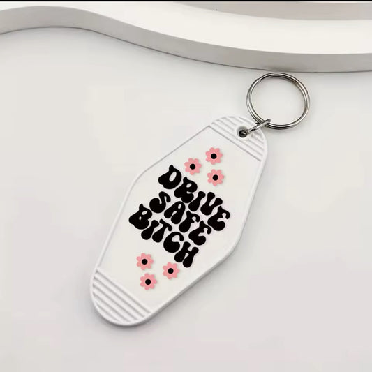 Drive Safe Bitch Keychain Sticker