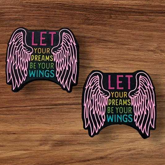 Let Your Wings Be Your Wings Focal (Pink)