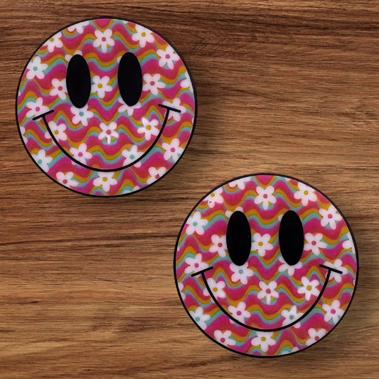Floral Happy face Focal (Custom)