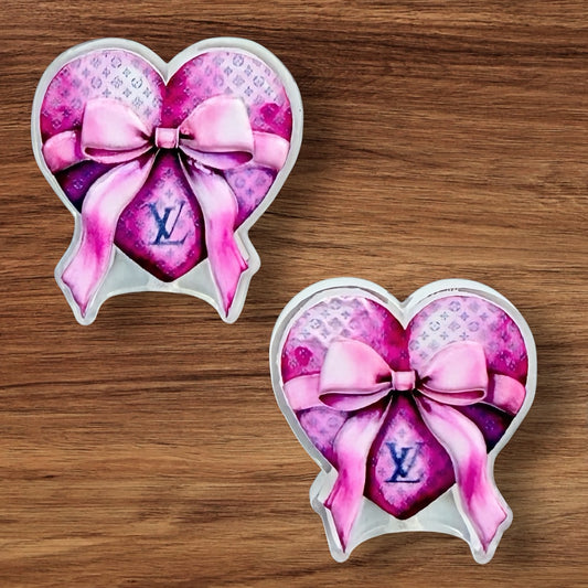 Designer Heart Acrylic Focal