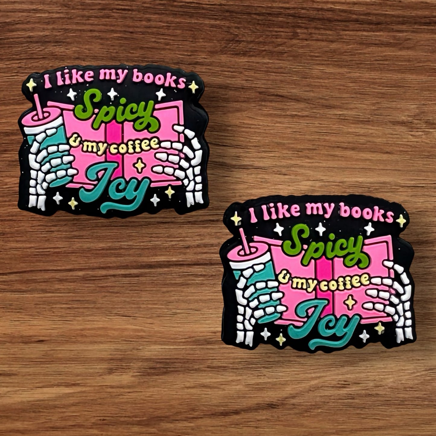 I Like My Books Spicy & My Coffee Icy Focal