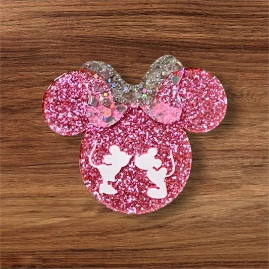 Pink Mouse Acrylic Flatback