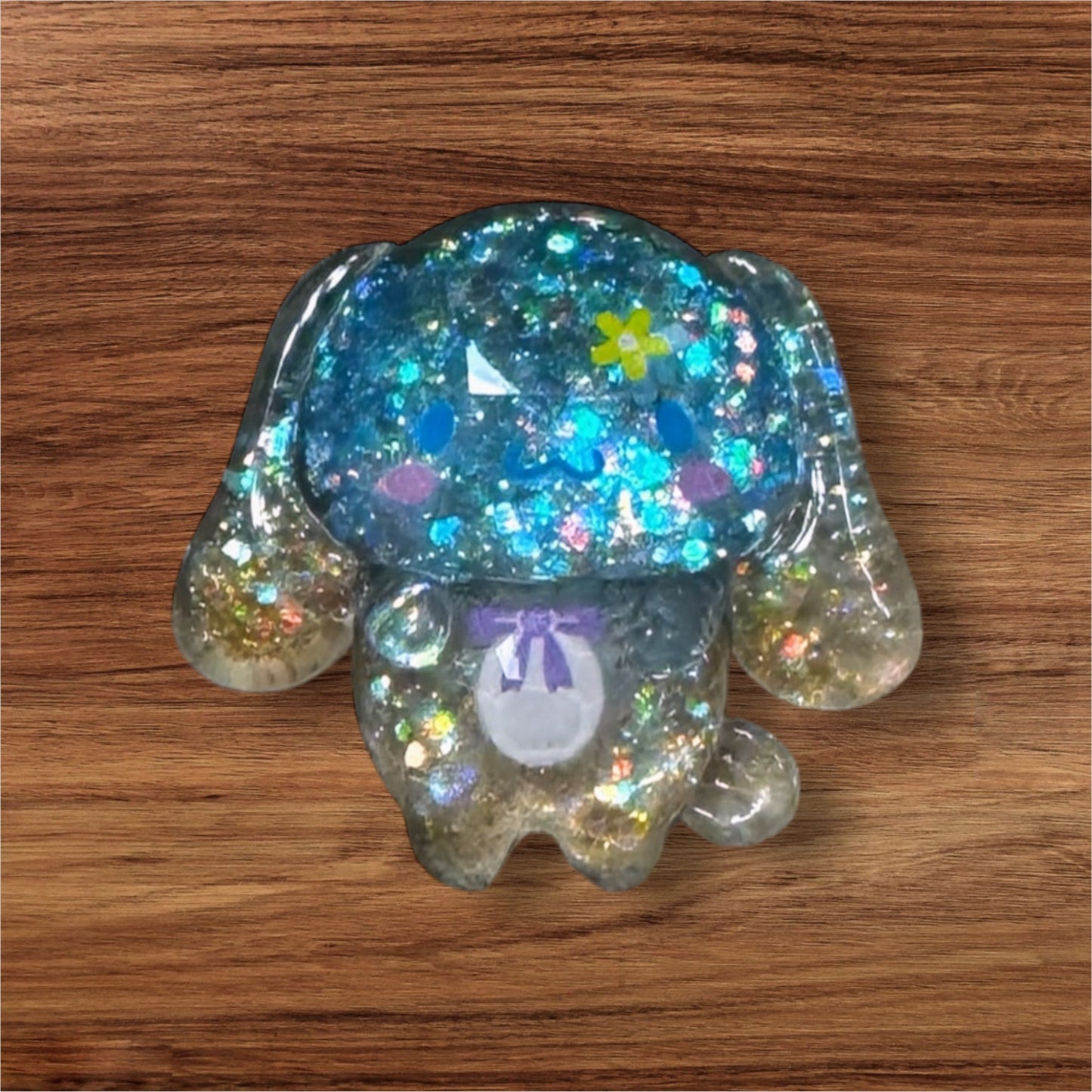 3-D Anime Glitter Acrylic Flatback