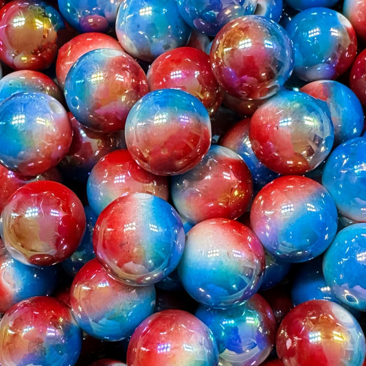 16mm Americana Acrylic Beads