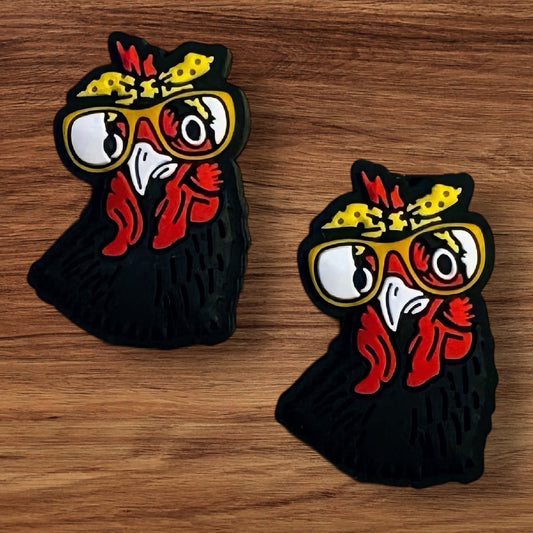 Chicken With Glasses Focal