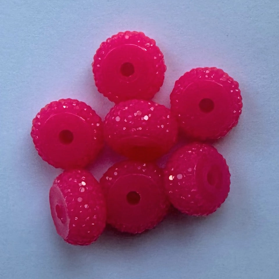 12mm Abacus Acrylic Spacer Beads
