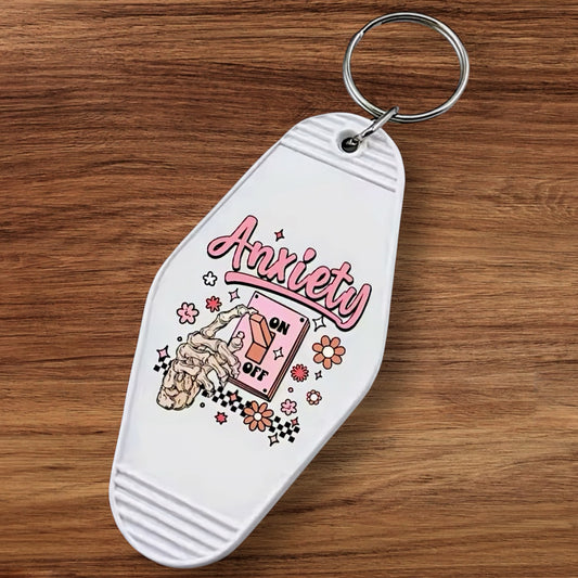 Anxiety Keychain Sticker