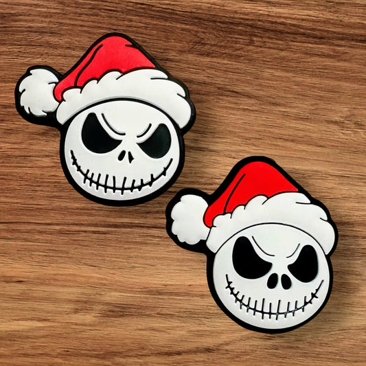 Skeleton With Santa Hat Focal