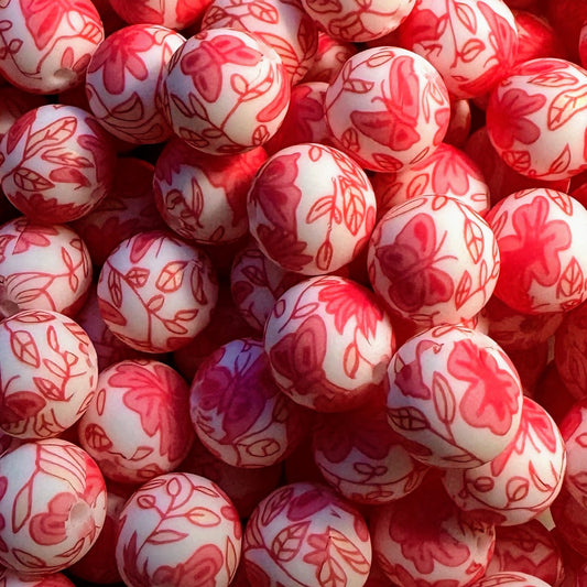 15mm Spring Butterfly Silicone Bead