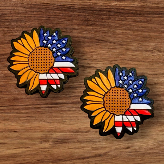 Patriotic Sunflower Focal