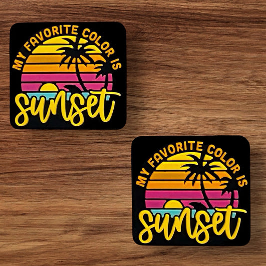My Favorite Color Is Sunset Focal