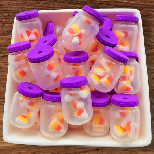 3-D Candy Can Jar Focal