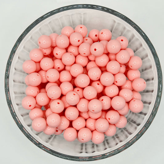 Liquid glossy 15mm silicone beads