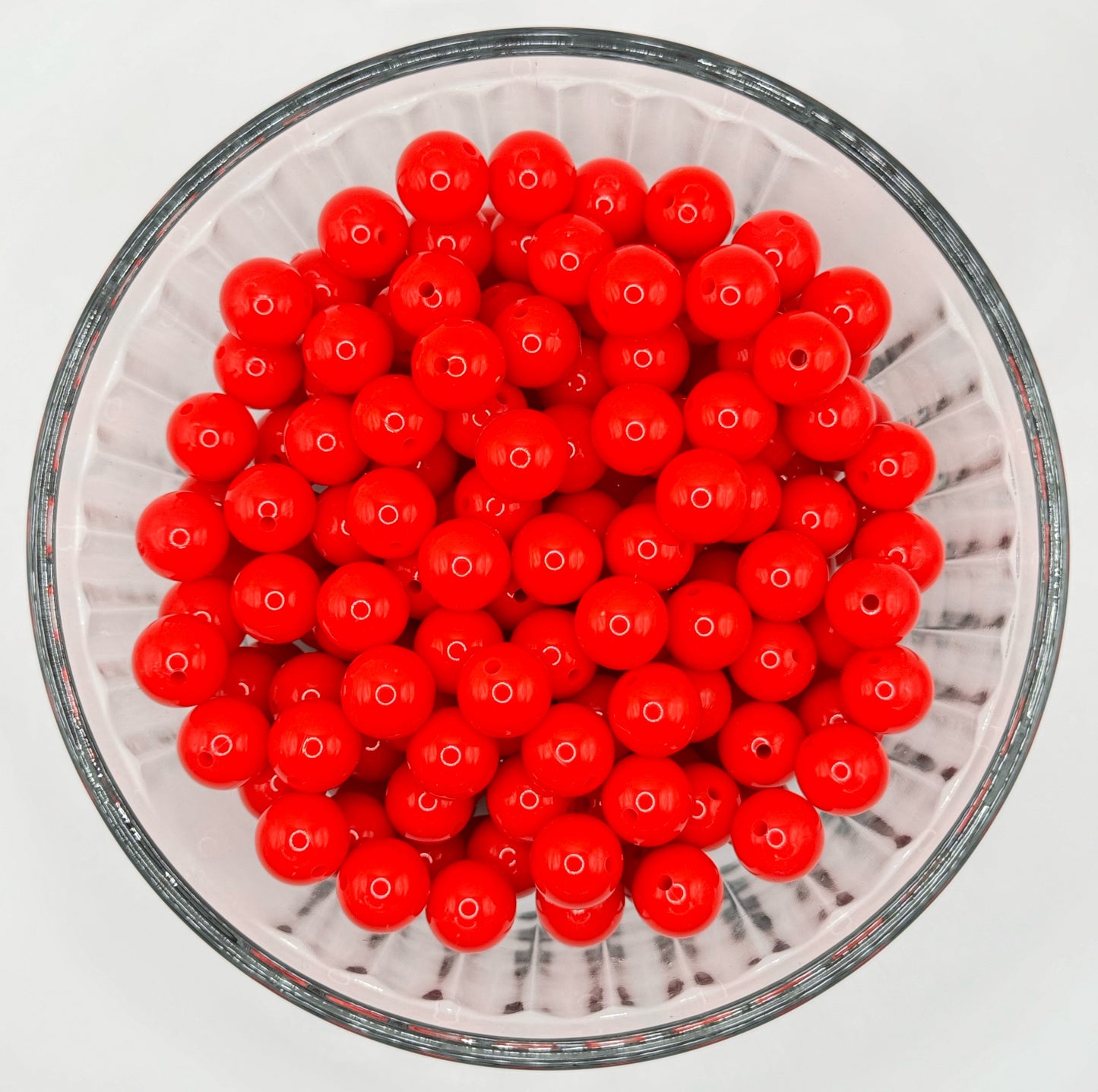 Liquid glossy 15mm silicone beads