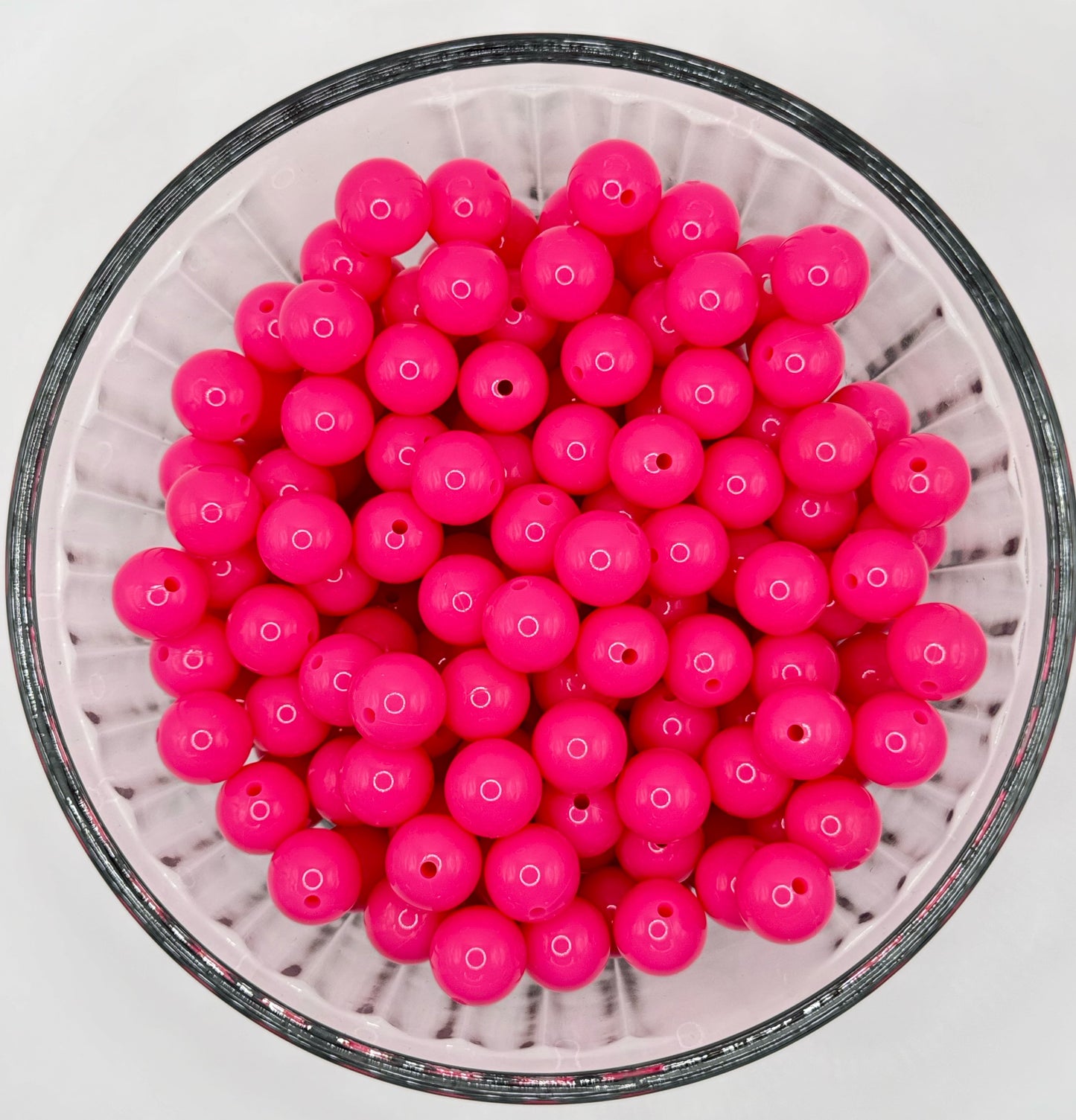 Liquid glossy 15mm silicone beads