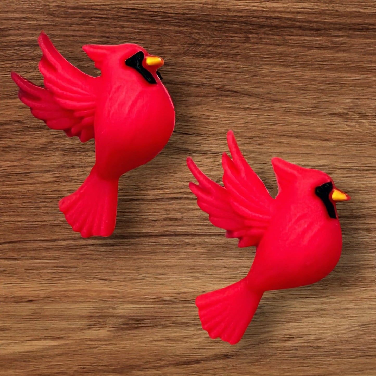 3-D Red Cardinal Focal
