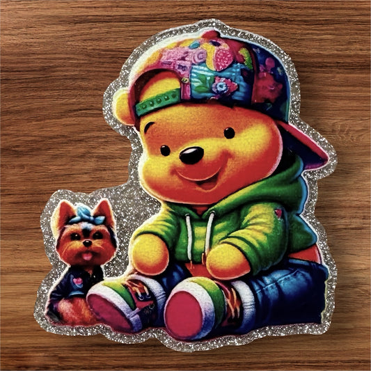 Bear With Dog Flatback