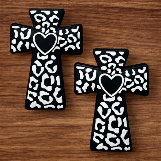Black Leopard Cross Focal