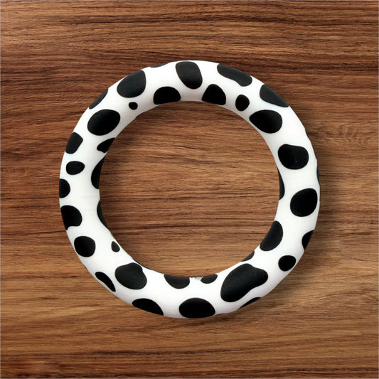65mm Cow Print Silicone Ring