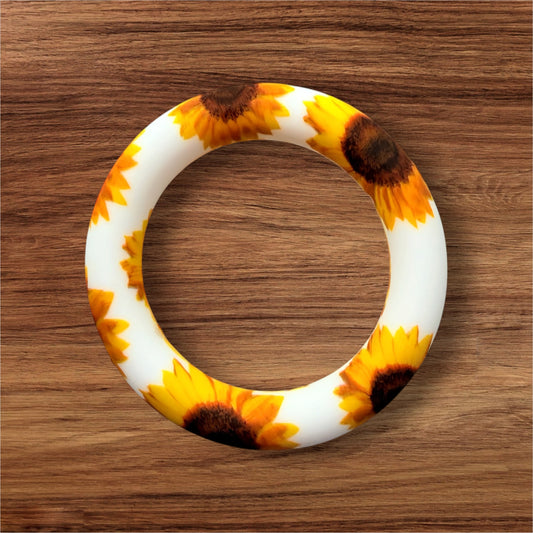 65mm Sunflower Silicone Ring